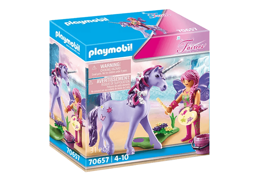 Playmobil: wróżka z ozdobami i jednorożcem Fairies - Noski Noski