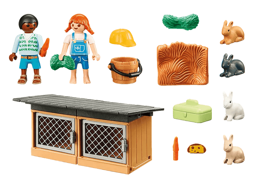 Playmobil: zestaw upominkowy karmienie królików Country - Noski Noski