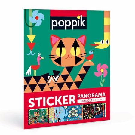 Poppik: panorama wyklejanka pixel art Dżungla - Noski Noski