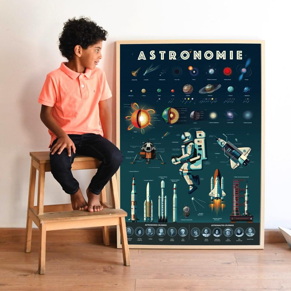 Poppik: plakat wyklejanka Astronomia - Noski Noski