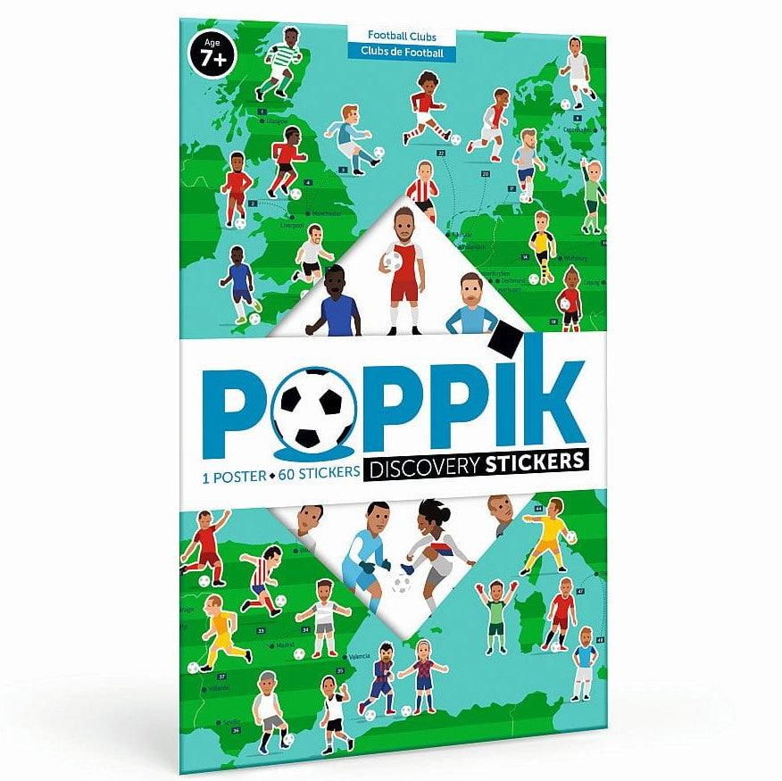 Poppik: plakat wyklejanka Piłka Nożna - Noski Noski