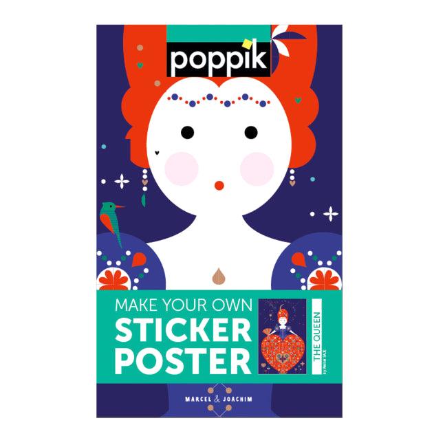 Poppik: plakat wyklejanka pixel art Królowa - Noski Noski