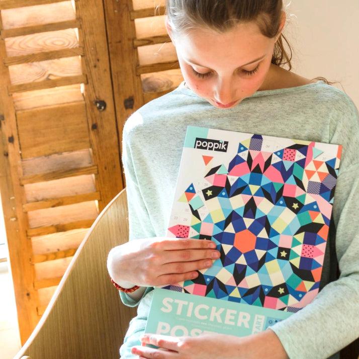 Poppik: plakat wyklejanka pixel art Mandala - Noski Noski