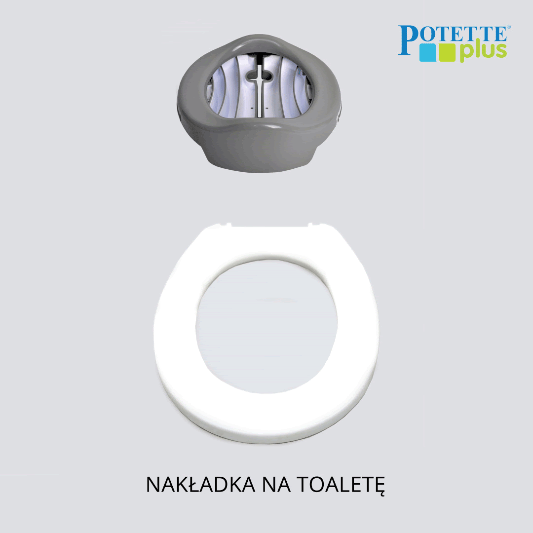 Potette Plus: turystyczny nocnik i nakładka na toaletę 2w1 Travel Potty - Noski Noski