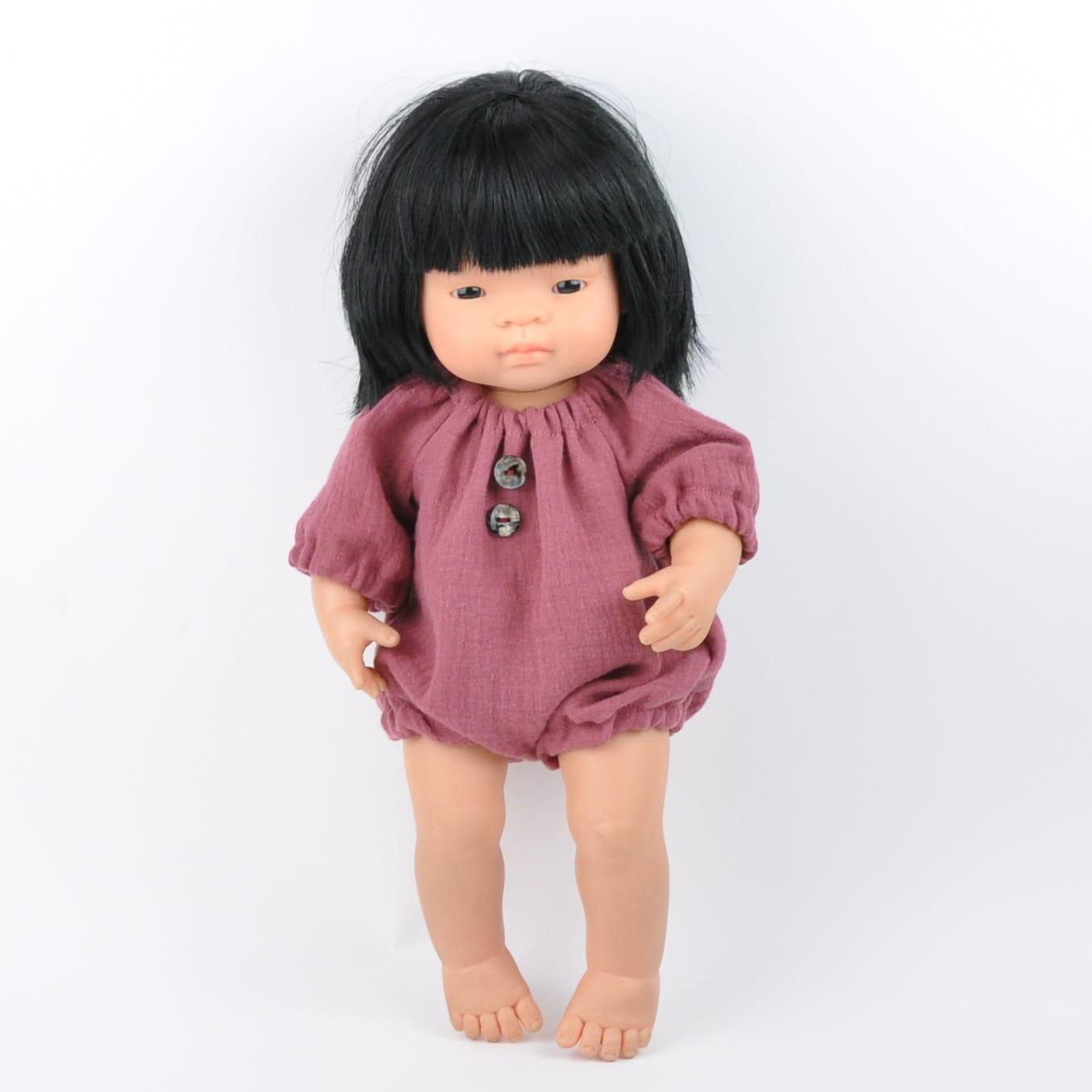 Przytullale: romper ubranko dla lalki Miniland - Noski Noski