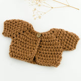 Przytullale: sweterek z włóczki dla mini lalki Miniland - Noski Noski