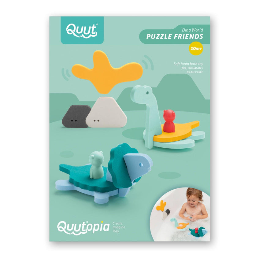 Quut: piankowe puzzle kąpielowe 3D Quutopia Świat Dinozaurów - Noski Noski