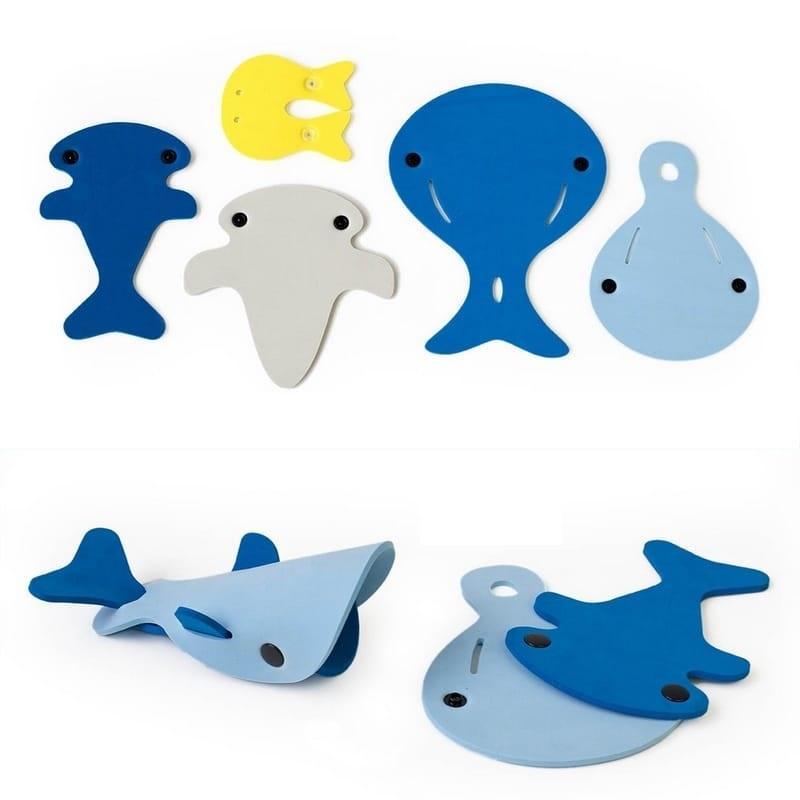 Quut: piankowe puzzle kąpielowe 3D Quutopia Wieloryby - Noski Noski