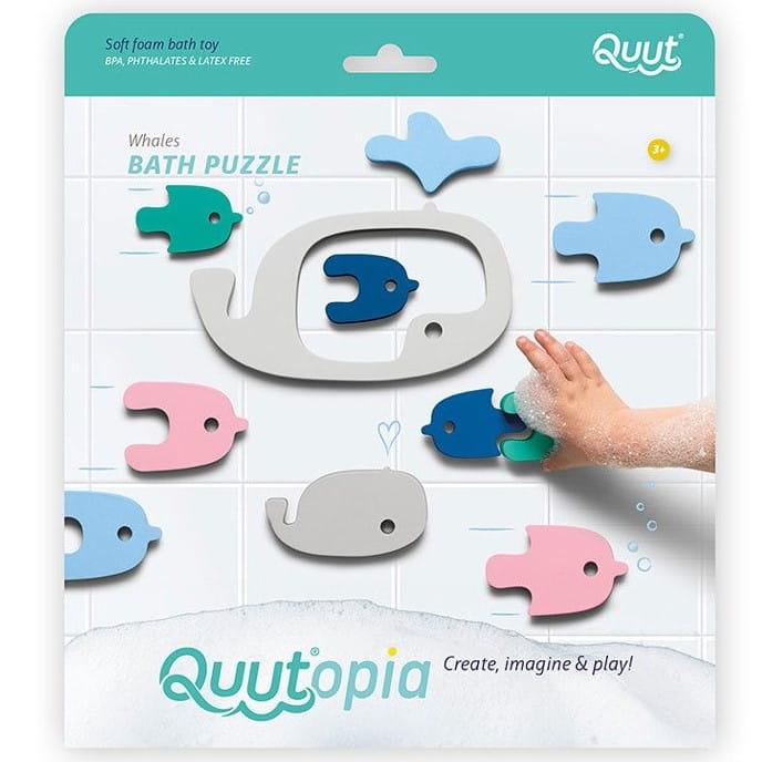 Quut: piankowe puzzle kąpielowe Quutopia Wieloryby - Noski Noski