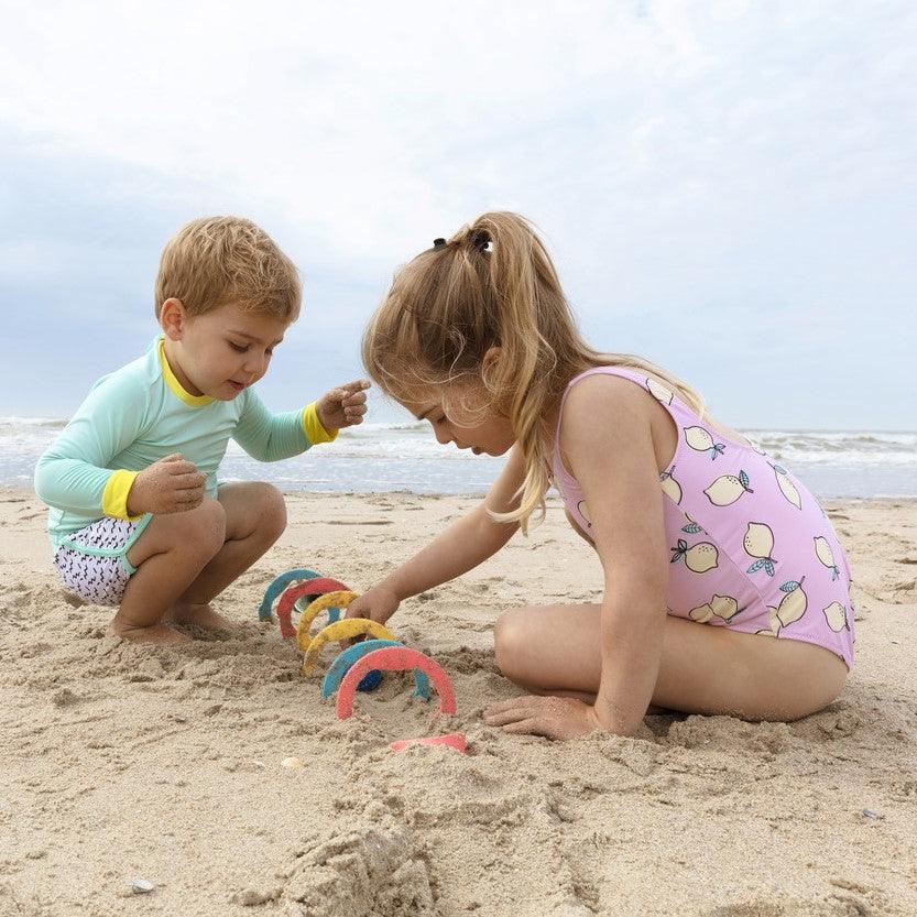 Quut: set zabawek plażowych Triplet + Ringo - Noski Noski