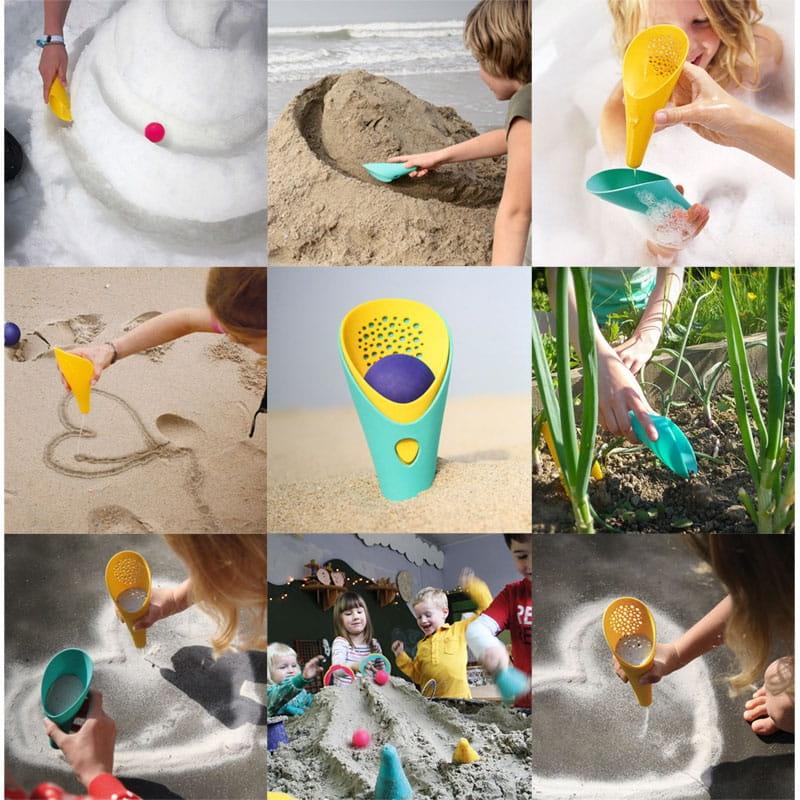Quut: zestaw zabawek do piasku i wody Cuppi Blue - Noski Noski