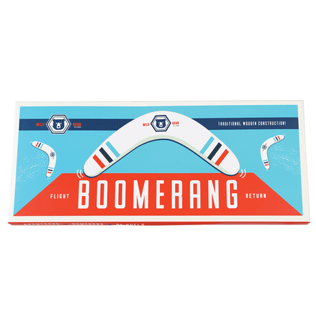 Rex London: drewniany bumerang Wild Bear Boomerang - Noski Noski