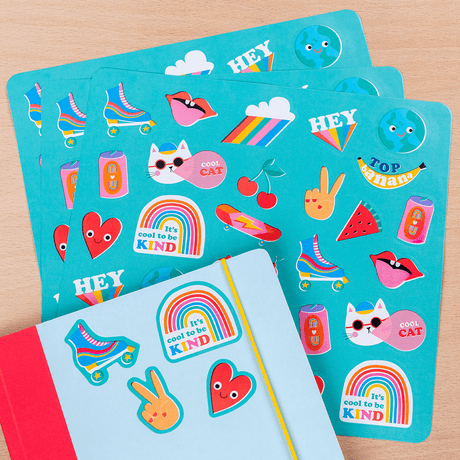 Rex London: naklejki Top Banana Stickers - Noski Noski