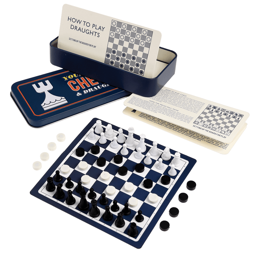 Rex London: podróżne szachy i warcaby Your Move Chess And Draughts Game - Noski Noski