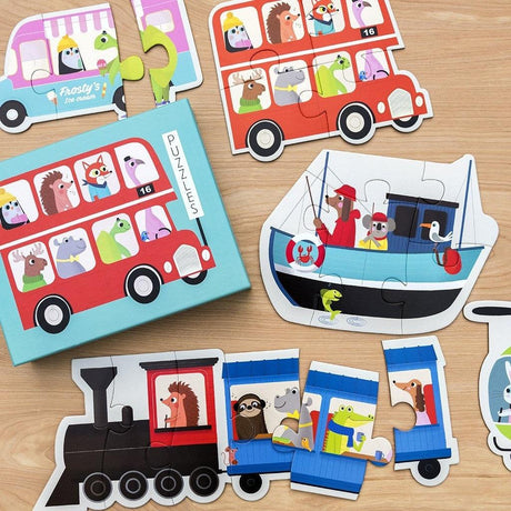 Rex London: puzzle Pojazdy - Noski Noski