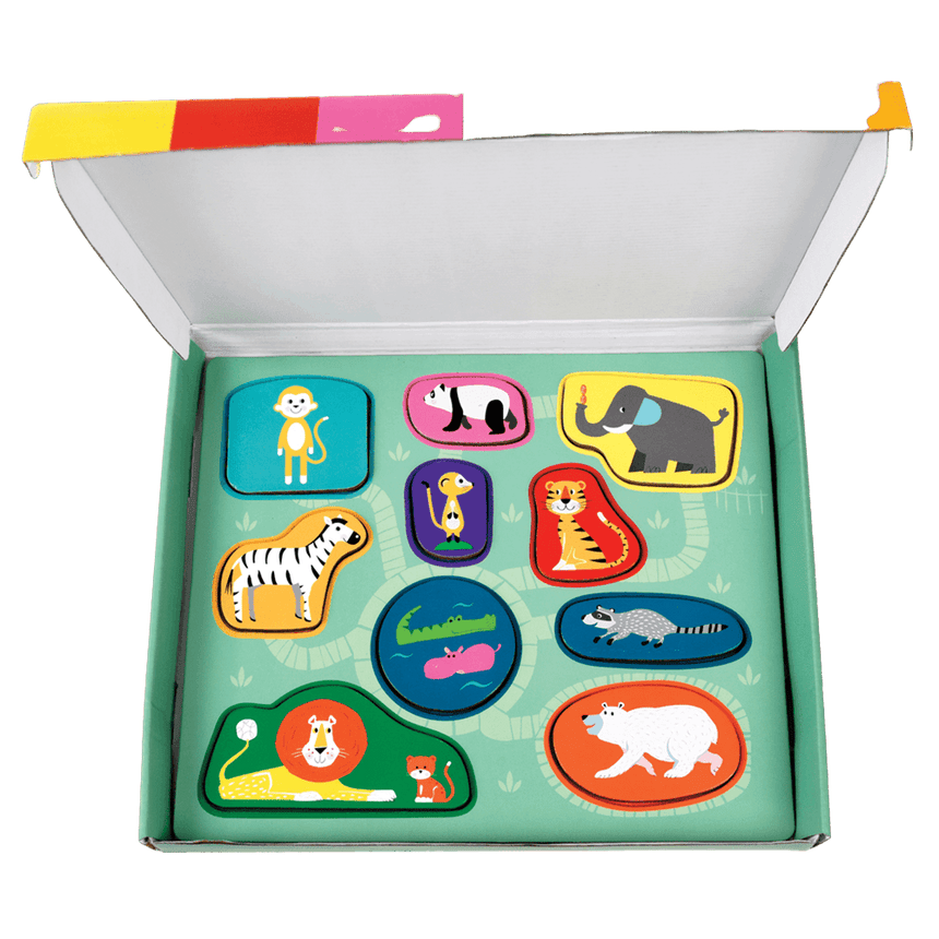 Rex London: puzzle zoo Animal Park - Noski Noski