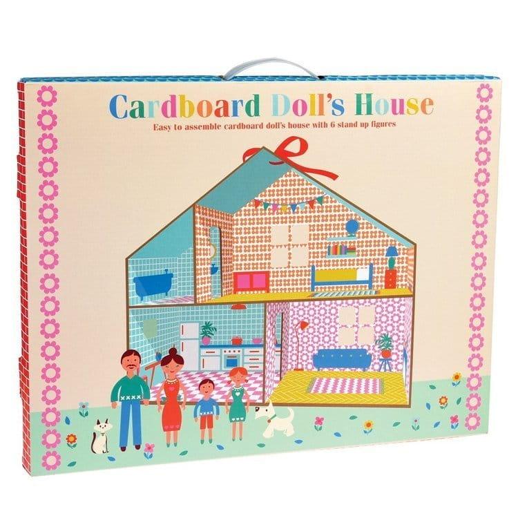 Rex London: tekturowy domek dla lalek Cardboard Doll's House - Noski Noski