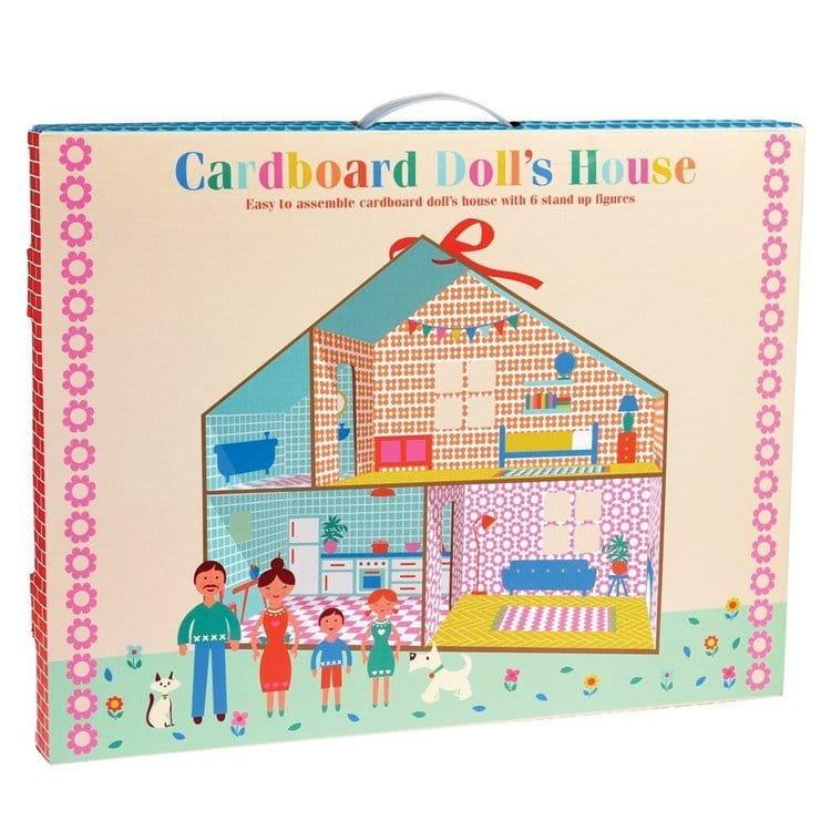 Rex London: tekturowy domek dla lalek Cardboard Doll's House - Noski Noski