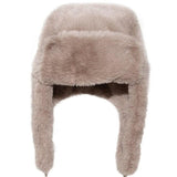 Rockahula Kids: futrzana czapka uszanka Teddy Fur Brown - Noski Noski