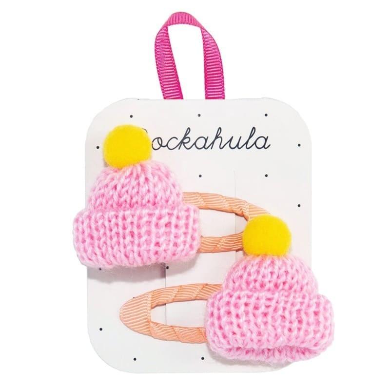 Rockahula Kids: spinki do włosów Knitted Bobble Hat - Noski Noski