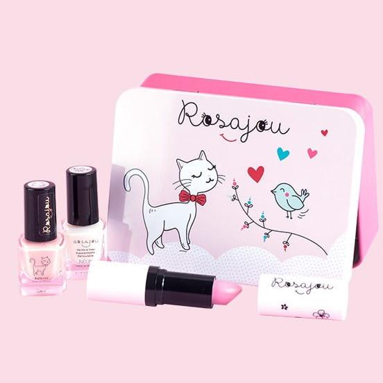 Rosajou: kosmetyki dla dziewczynek Cat Metal Box - Noski Noski