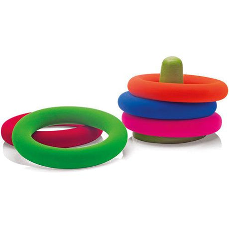 Rubbabu: sensoryczna gra obręcze Ring Toss Set - Noski Noski