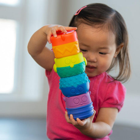 Klocki magnetyczne Sassy Magnetyczni Kumple - kolorowa zabawka edukacyjna STEM rozwijająca zdolności manualne dzieci.