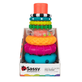 Sassy: zabawka STEM Wieża z krążków - Noski Noski
