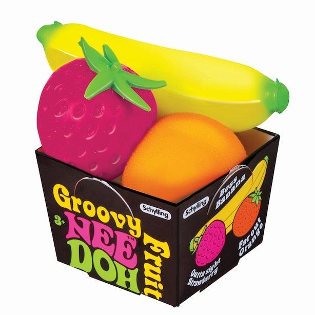 Schylling: sensoryczne gniotki owoce Groovy Fruit NeeDoh - Noski Noski