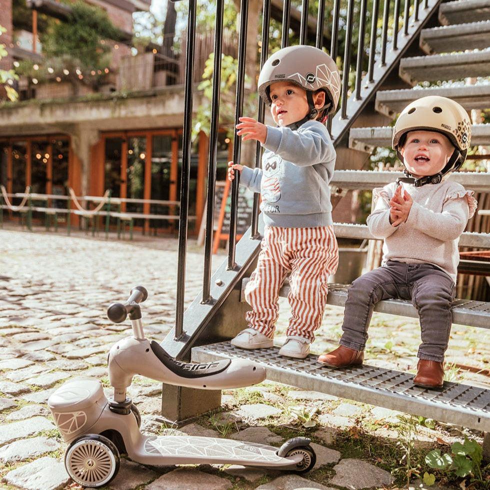 Scoot & Ride: style de vie du casque pour enfants xxs-s de 1 à 5 ans