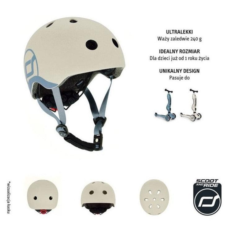 Scoot & Ride: kask dla dzieci XXS-S 1-5 lat - Noski Noski