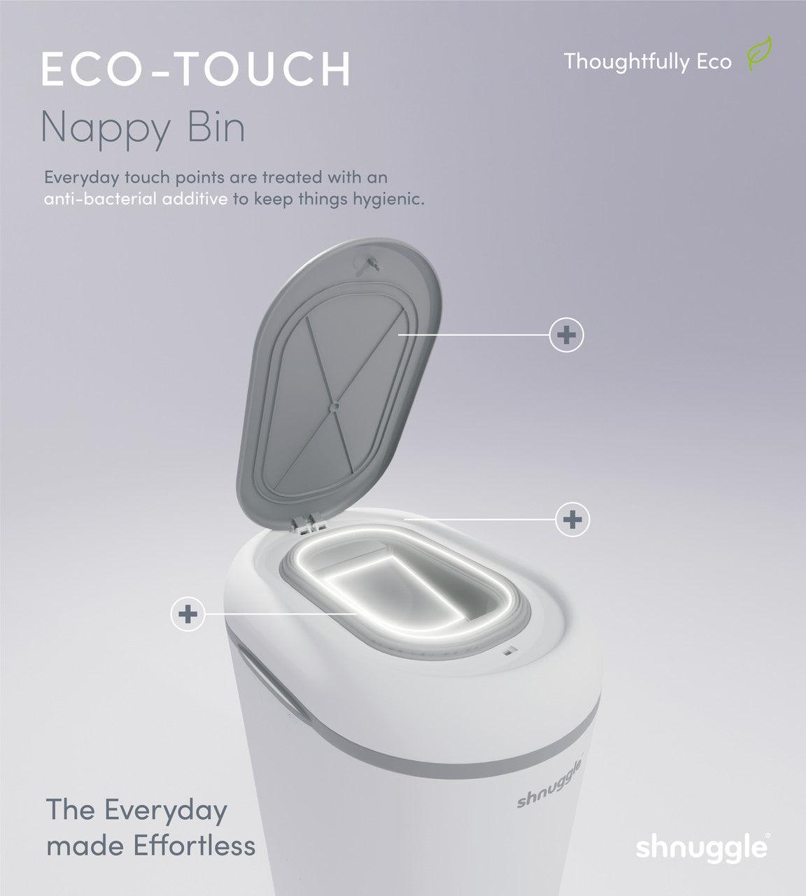 Shnuggle: kosz na pieluchy Eco-Touch Nappy Bin - Noski Noski