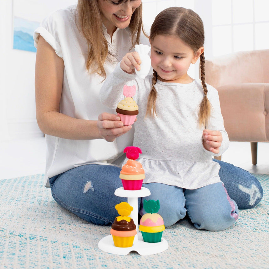 Skip Hop: babeczki Zoo Sort & Stack Cupcakes - Noski Noski