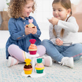 Skip Hop: babeczki Zoo Sort & Stack Cupcakes - Noski Noski