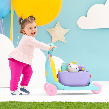 Skip Hop: hulajnoga 3w1 Zoo Jednorożec - Noski Noski