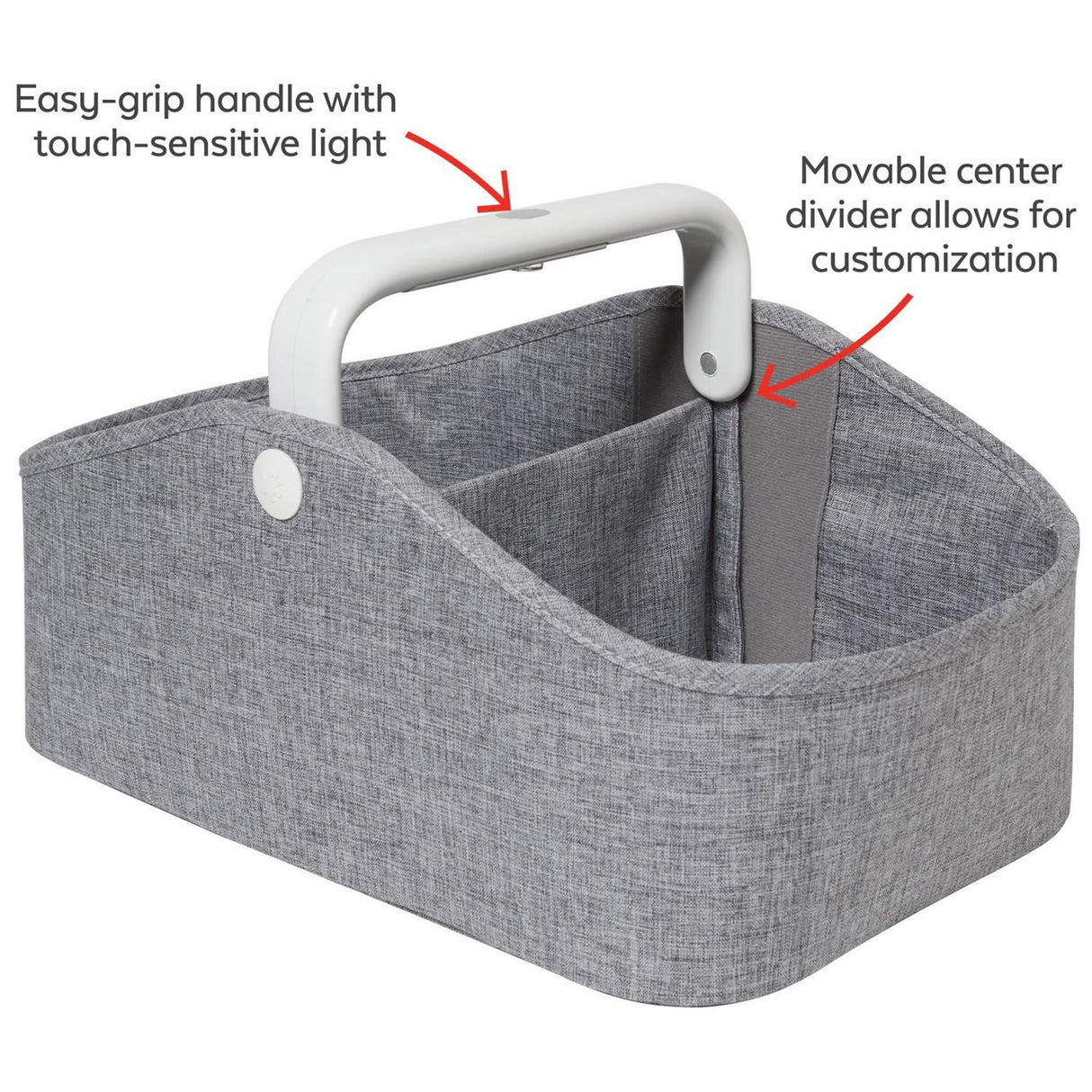 Skip Hop: organizer z lampką Light Up Diaper Caddy Grey - Noski Noski