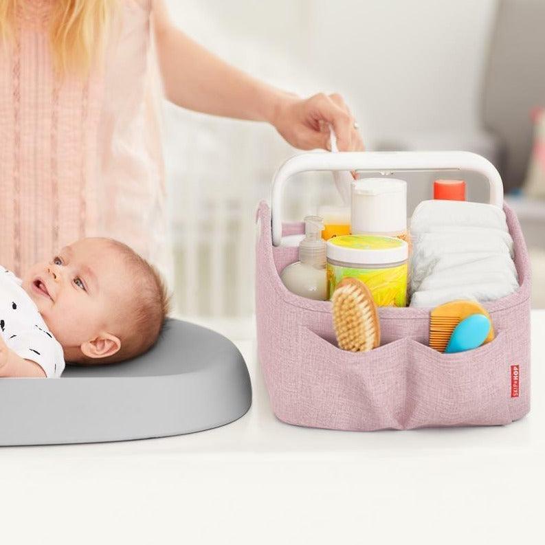 Skip Hop: organizer z lampką Light Up Diaper Caddy Pink - Noski Noski