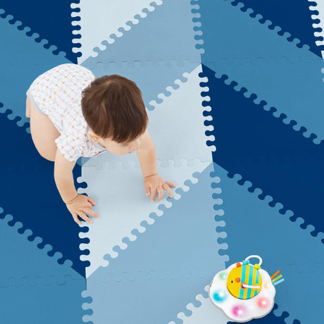 Skip Hop: piankowa mata Playspot Blue Ombre - Noski Noski