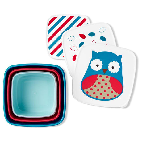 Skip Hop: pudełka na jedzenie Zoo Snack Box Set - Noski Noski