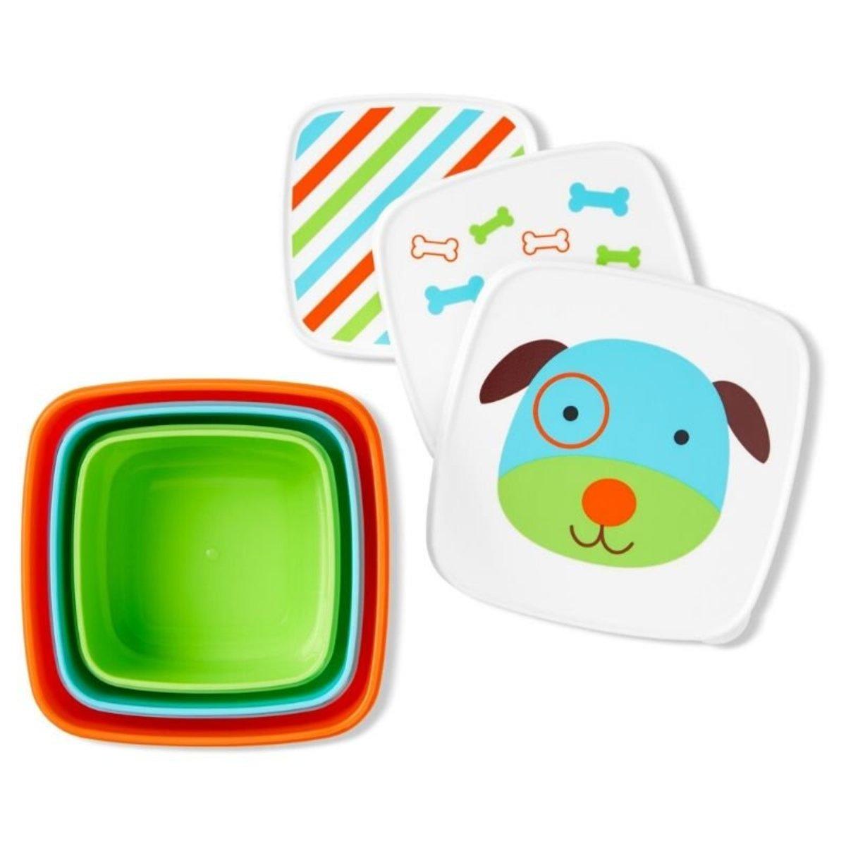 Skip Hop: pudełka na jedzenie Zoo Snack Box Set - Noski Noski