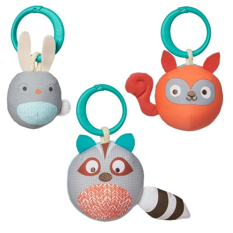 Skip Hop: zabawka dla niemowląt Camping Cubs Peek-A-Boo Trio - Noski Noski