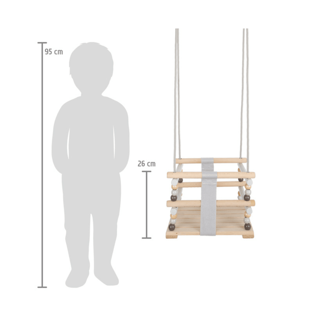 Small Foot: drewniana huśtawka Skandi Comfort - Noski Noski