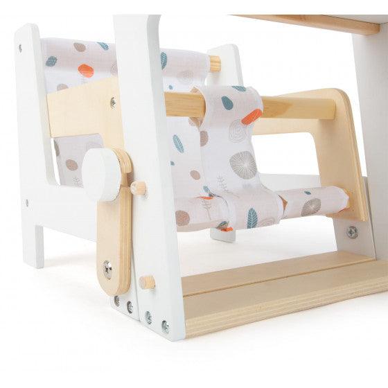 Small Foot: krzesełko do karmienia dla lalek 2in1 High Chair - Noski Noski