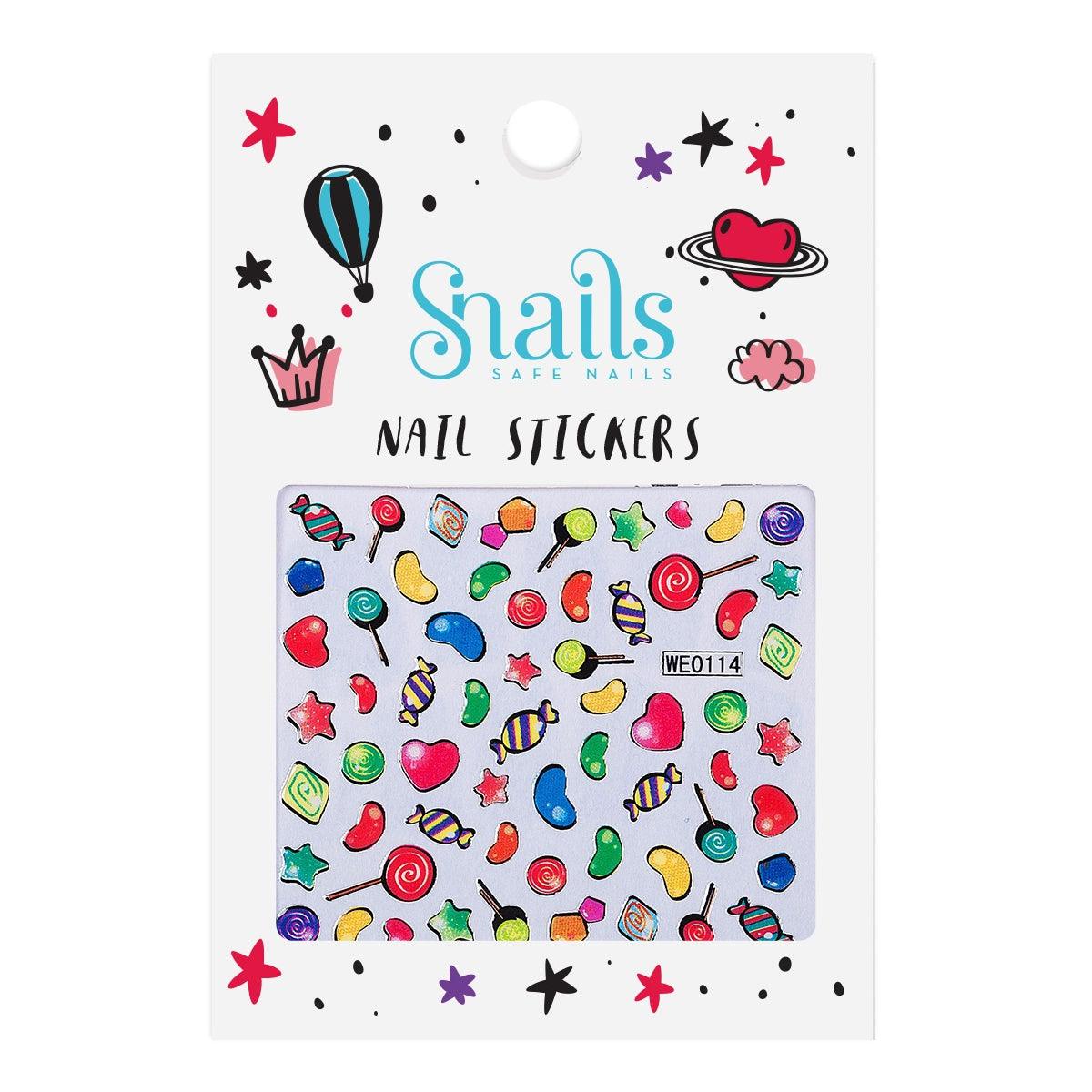 Snails: naklejki na paznokcie dla dzieci Nail Stickers - Noski Noski
