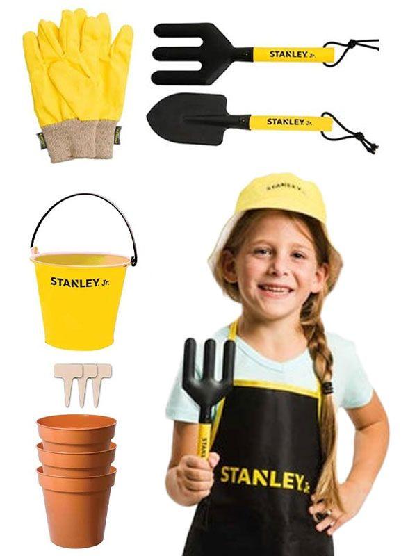 Stanley Jr.: narzędzia ogrodnicze i domek dla ptaków Mega Garden Tools Set - Noski Noski