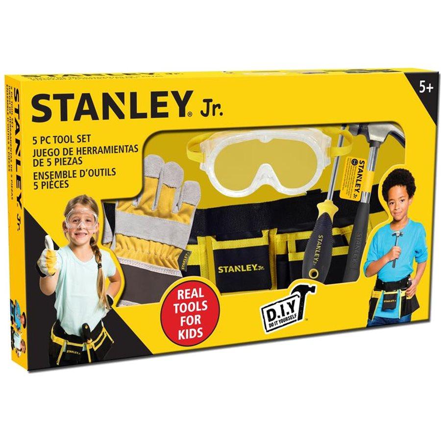 Stanley Jr.: zestaw narzędzi + pas, gogle i rękawice dla dzieci Tool Set 5 el. - Noski Noski