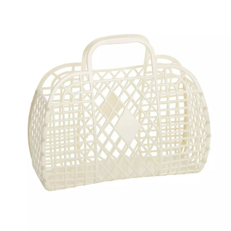 Sun Jellies: koszyk uniwersalny mały Retro Small Cream - Noski Noski