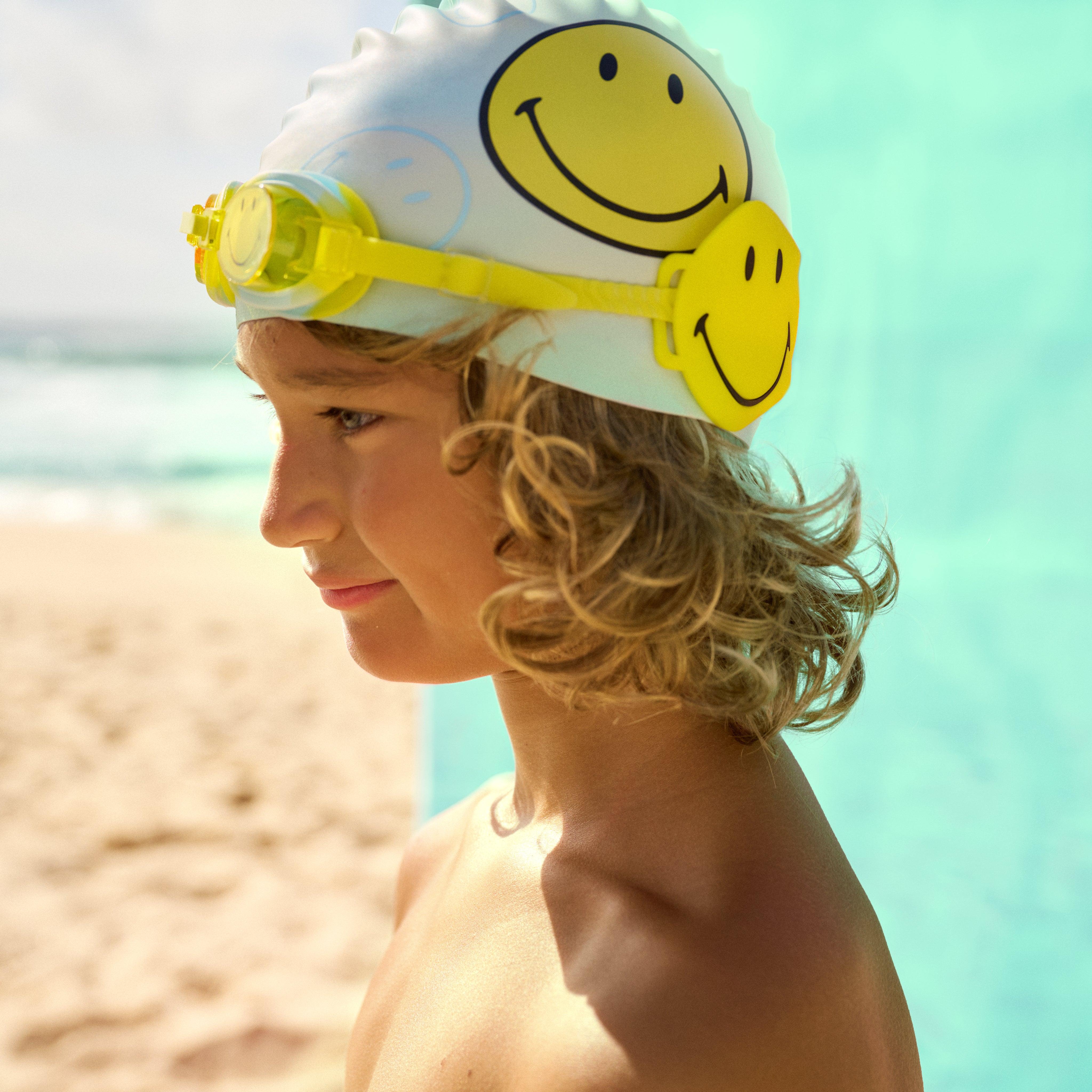 Sunnylife: dziecięcy czepek silikonowy Smiley - Noski Noski