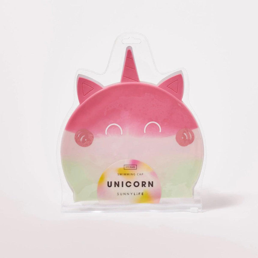 Sunnylife: dziecięcy czepek silikonowy Unicorn - Noski Noski
