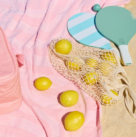 Sunnylife: plażowe rakietki Beach Tennis Classic Stripe - Noski Noski